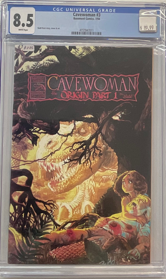Cavewoman #3, CGC 8.5