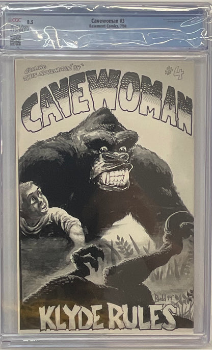 Cavewoman #3, CGC 8.5