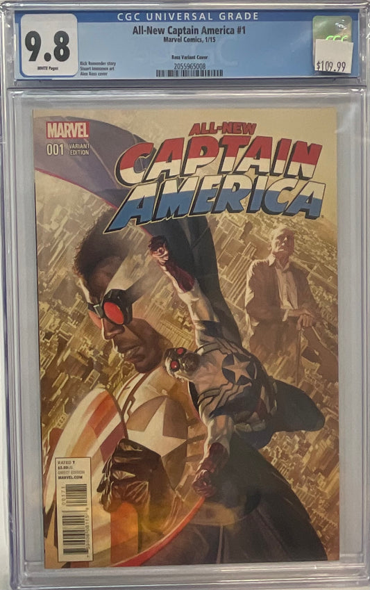 All-New Captain America #1, CGC 9.8