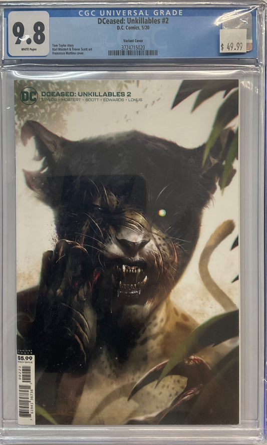DCeased: Unkillables #2, CGC 9.8