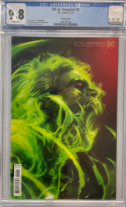 DC Vs. Vampires #2, CGC 9.8