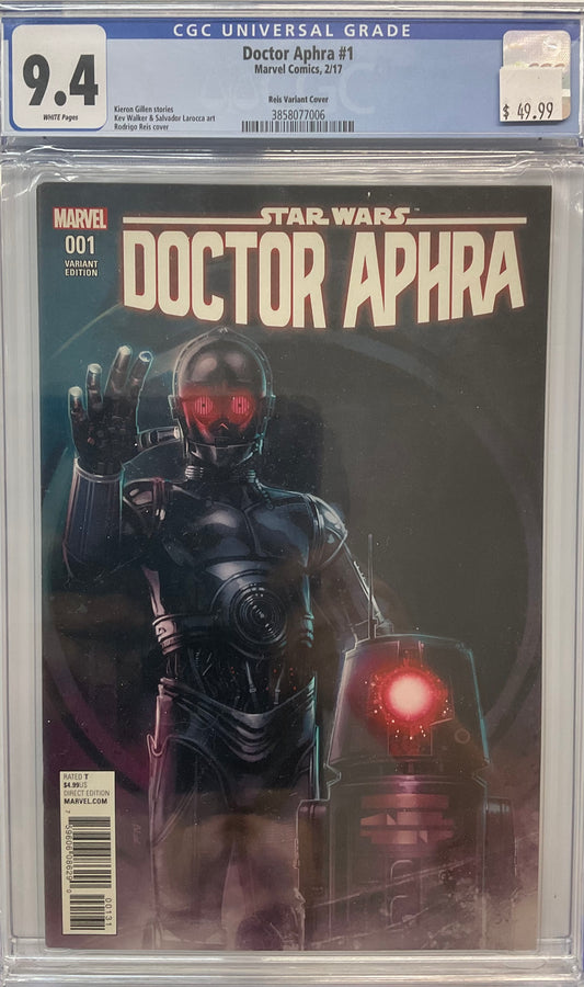 Doctor Aphra #1, CGC 9.4