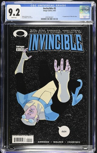 Invincible #5, CGC 9.2, 1st Appearance of Allen the Alien