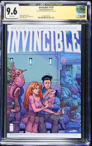 Invincible #119, CGC 9.6, Ryan Ottley Signature