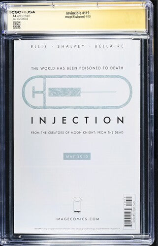 Invincible #119 CGC 9.6 Ryan Ottley Signature