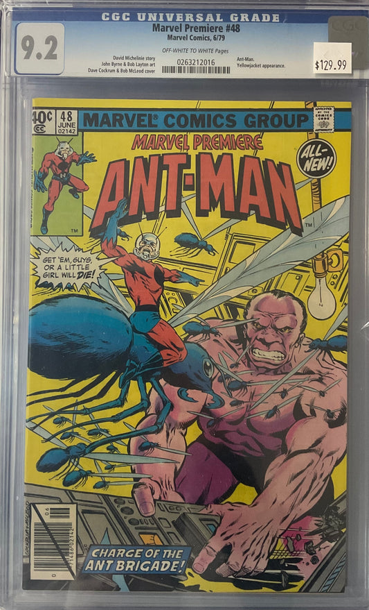 Marvel Premiere #48, 9.2, Ant-Man & Jellowjacket appearance
