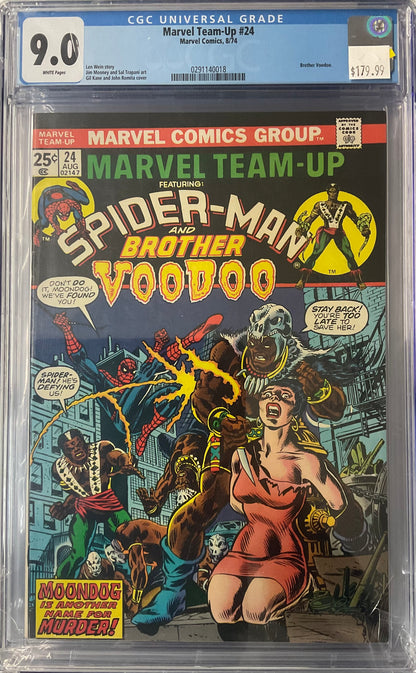 Marvel Team-Up #24, 9.0, Brother Voodoo