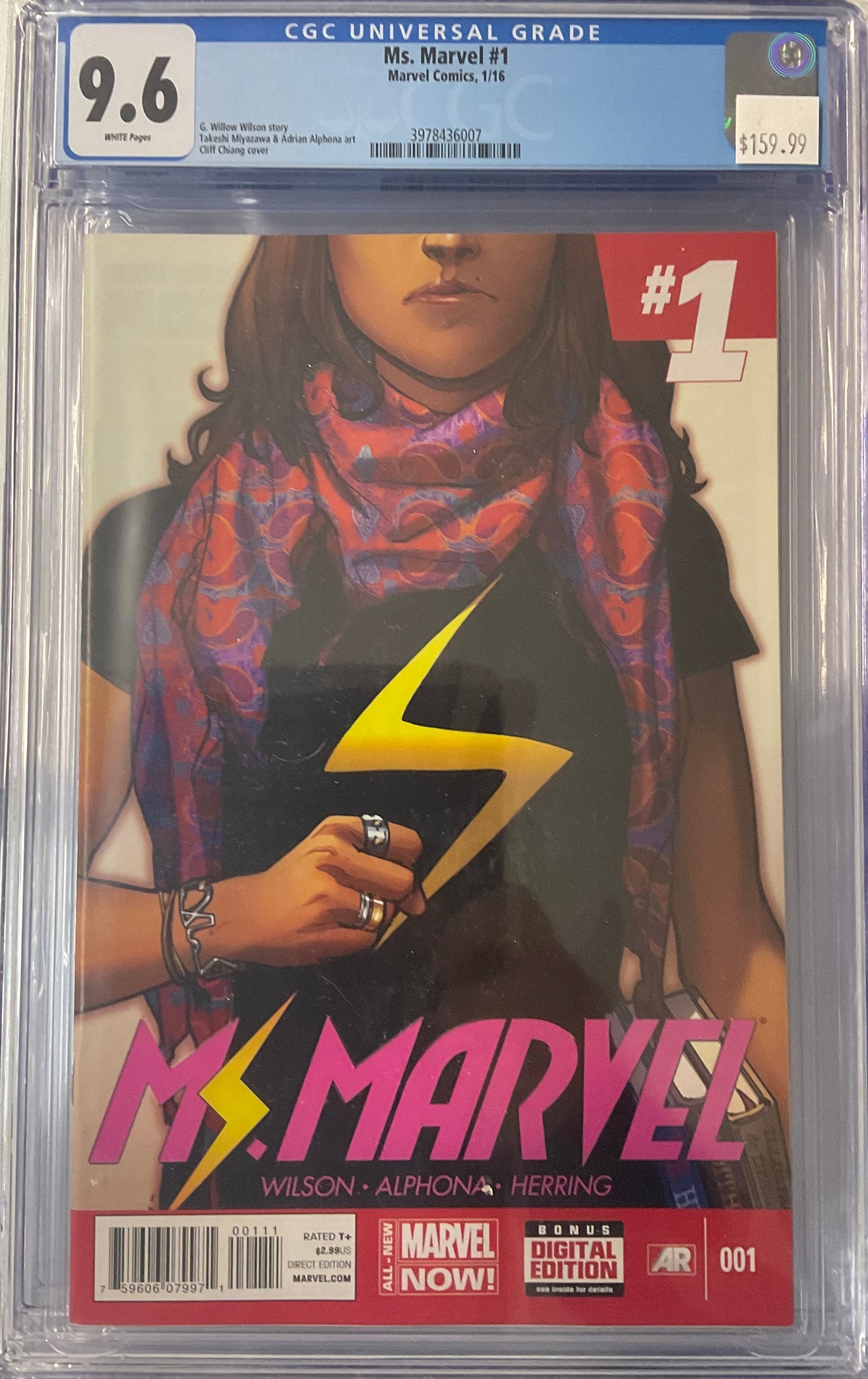 Ms. Marvel #1, 9.6