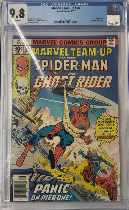 Marvel Team-Up #58, 9.8, Ghost Rider/Trapster Appearance