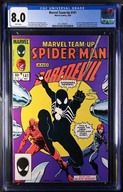 Marvel Team-Up #141, 8.0, Ties w/ Amazing Spider-Man for 1st Black costume App