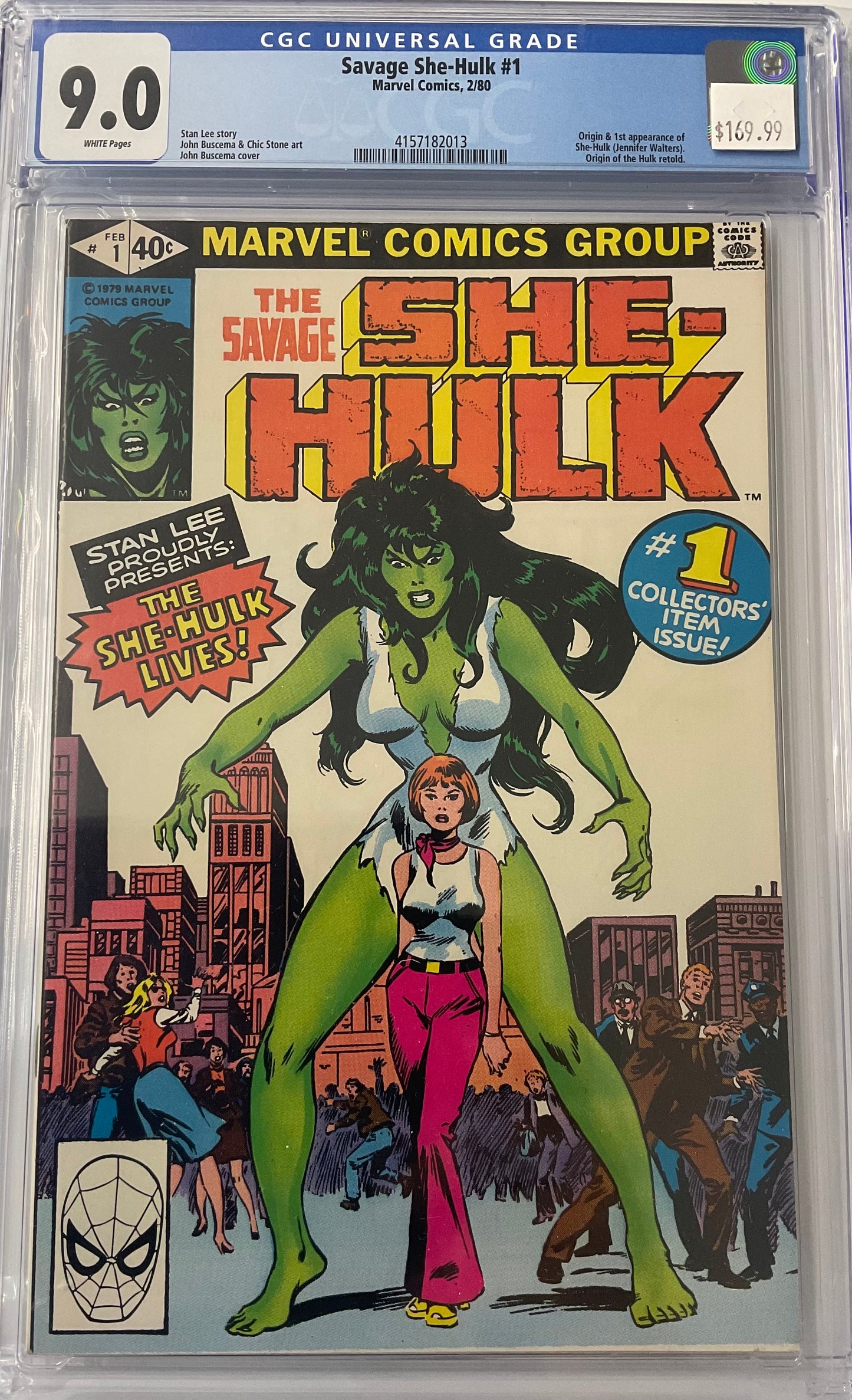 Savage She-Hulk #1, 9.0, Origin and 1st Appearance of She-Hulk