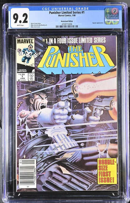 Punisher Limited Series #1, 9.2, Jigsaw Appearance