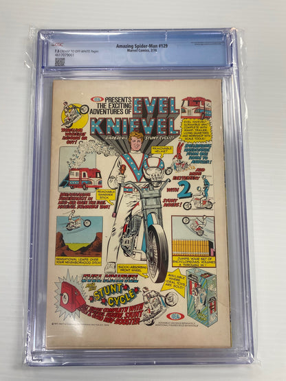 Amazing Spider-Man #129 CGC 7.5 1st Appearance of the Punisher