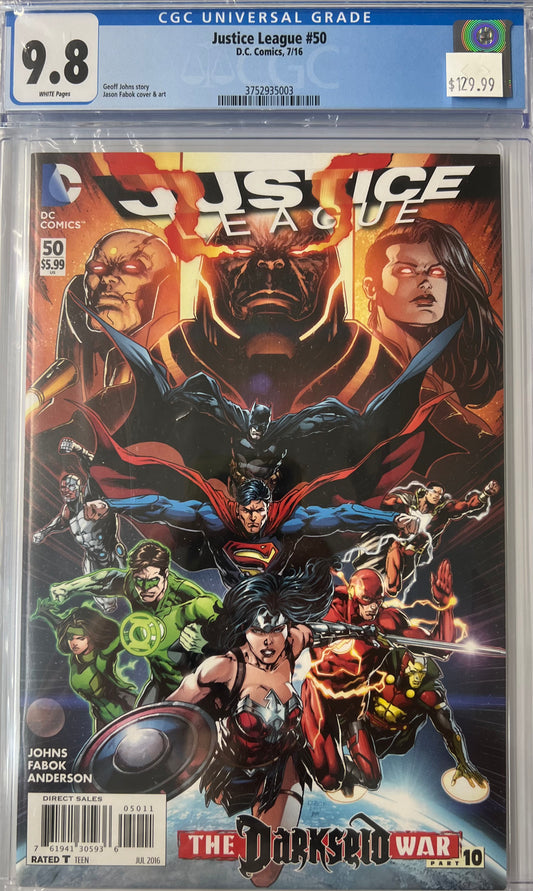 Justice League #50, CGC 9.8