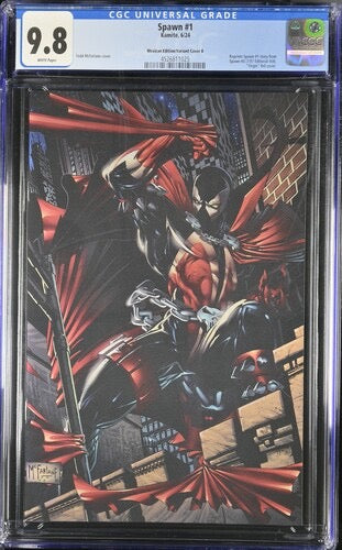 Spawn #1, 9.8, Reprints Spawn #1 story from Spawn #0