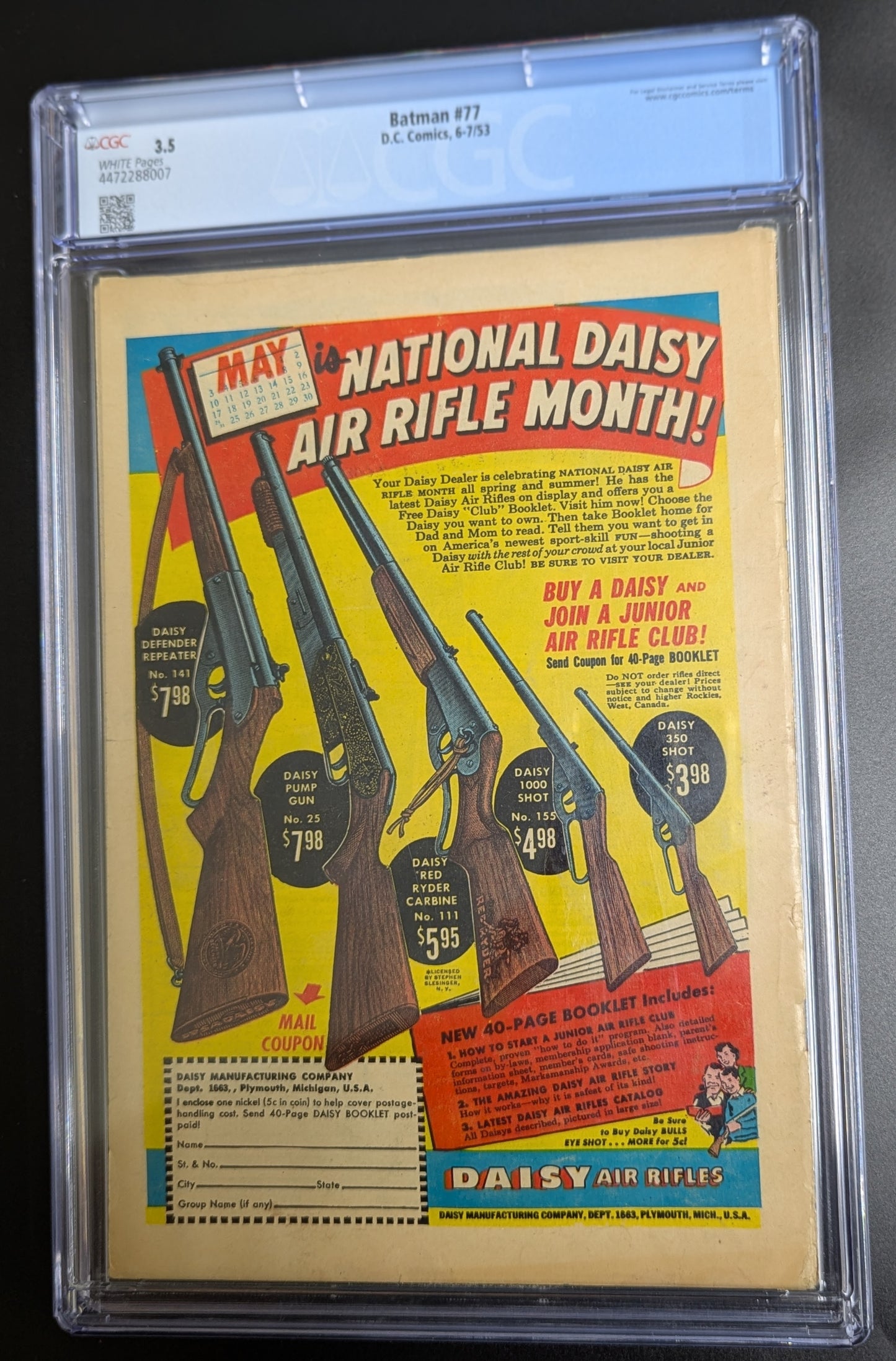 Detective Comics #120 CGC 3.0 Penguin Cover and Story