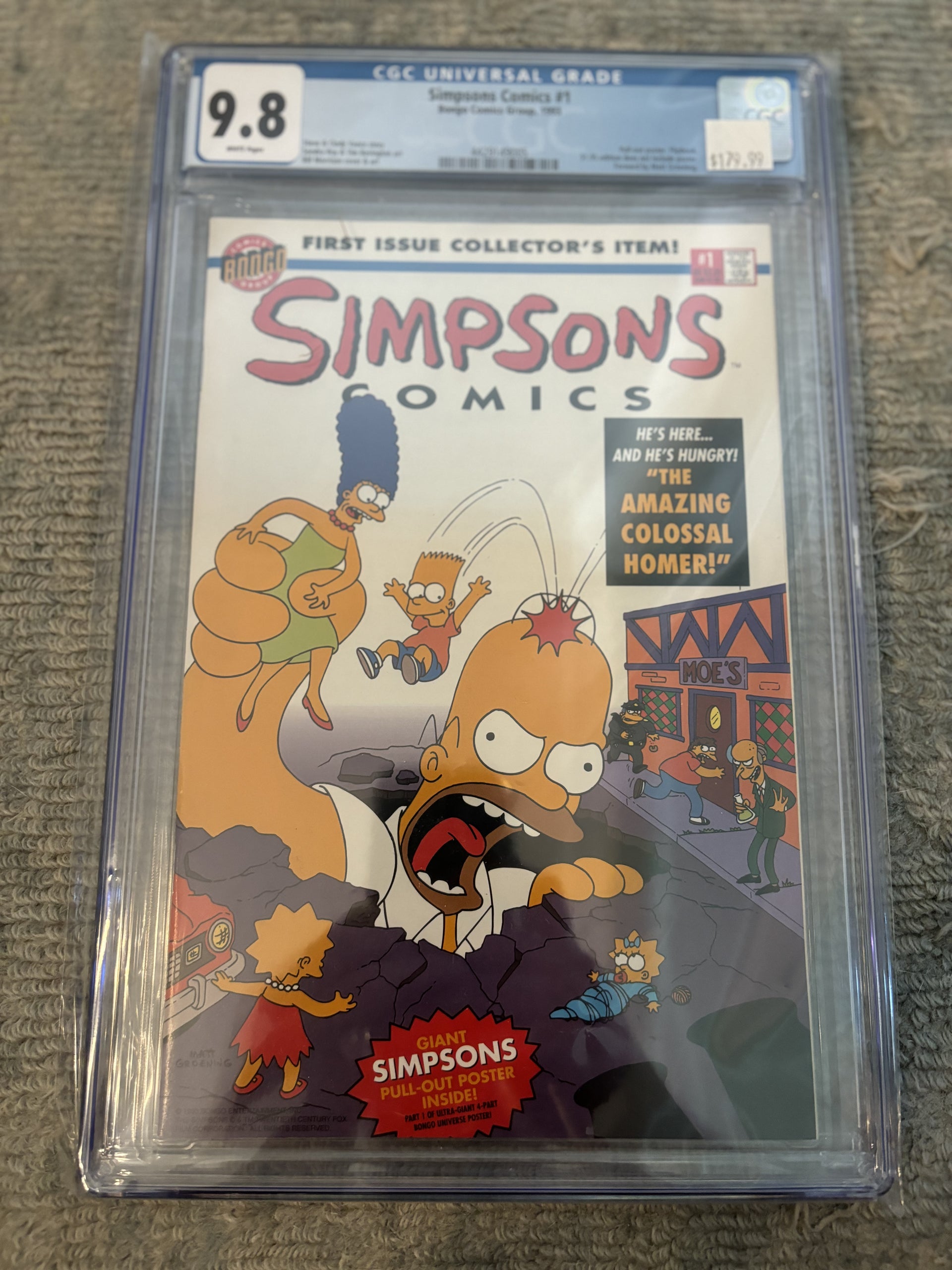 Simpsons Comics #1 CGC 9.8 First Issue Collector's Item