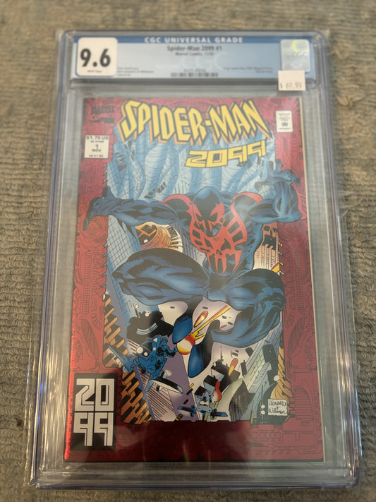 Spider-Man 2099 #1 CGC 9.6: Origin Spider-Man 2099 (Miguel O'Hara)