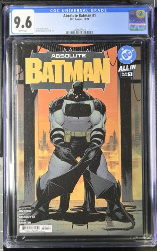 Absolute Batman #1, CGC 9.6