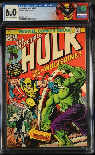 Incredible Hulk #181 CGC 6.0 1st Appearance of Wolverine