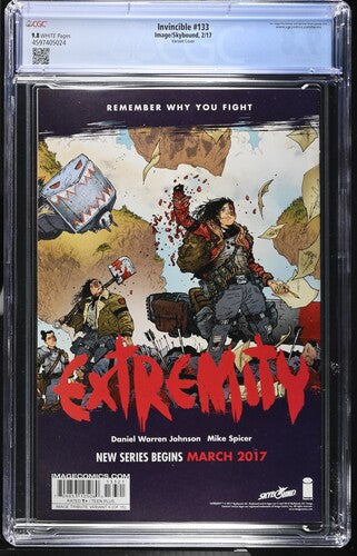 Invincible #133 CGC 9.8, "Image Tribute" Cover
