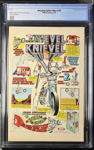 Amazing Spider-Man #129 CGC 7.5 1st Appearance of the Punisher