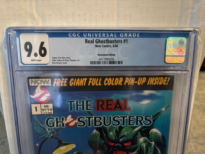 The Real Ghostbusters #1 Newsstand Edition CGC 9.6 - Label