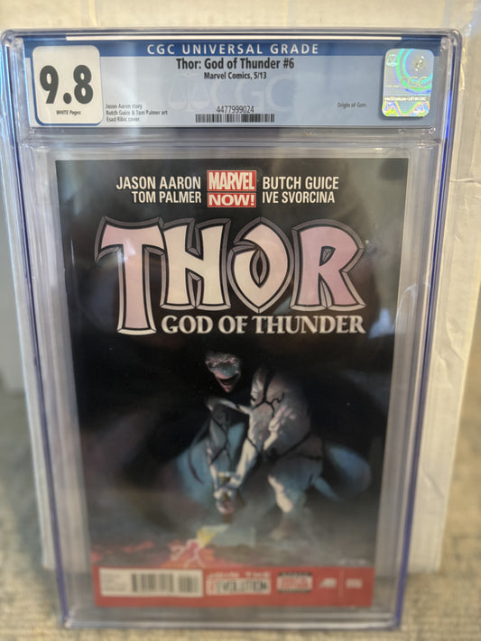 Thor: God of Thunder #6 CGC 9.8 - Origin of Gorr - Front