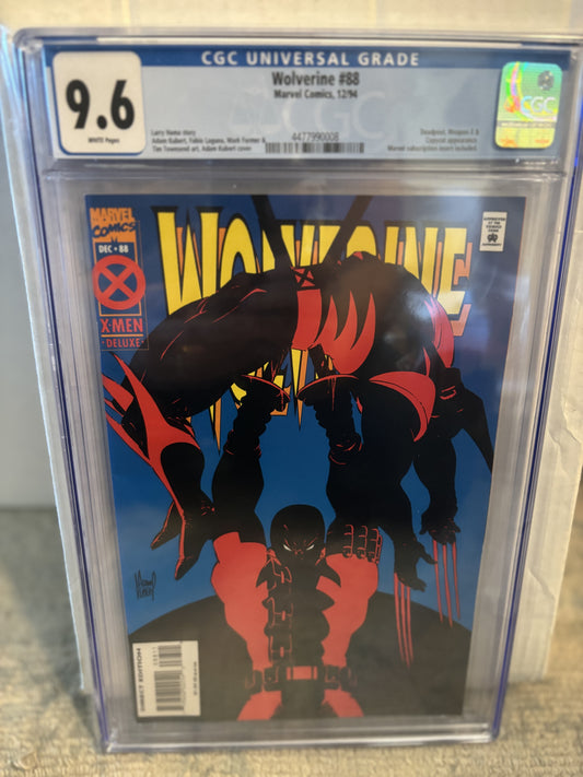 Wolverine #88 CGC 9.6 - Deadpool, Weapon X, & Copycat Appearance - Front