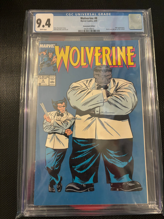 Wolverine #8 CGC 9.4 Newstand Edition - Front