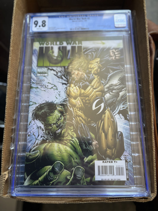 World War Hulk #5 CGC 9.8 - 1st Appearance of Skaar - Front