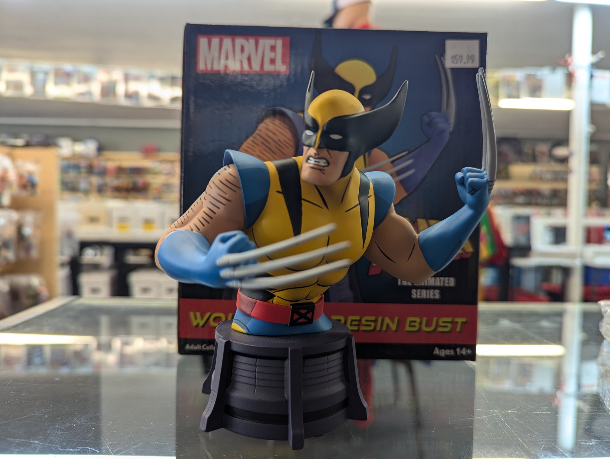 Diamond Select Wolverine Resin Bust - Covert Comics and Collectibles