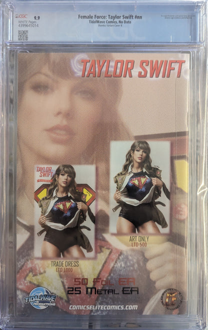 Female Force: Taylor Swift CGC 9.9 - Covert Comics and Collectibles