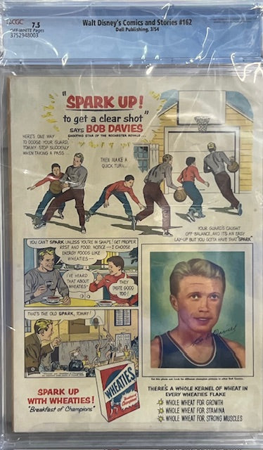 Walt Disney’s Comics and Stories #162 CGC 7.5