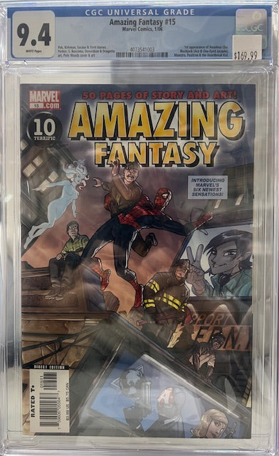 Amazing Fantasy #15, CGC 9.4 1st Appearance of Amadeus Cho