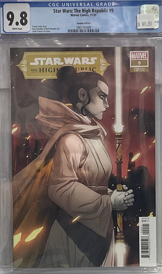 Star Wars: the High Republic #9 CGC 9.8 1:25 Variant