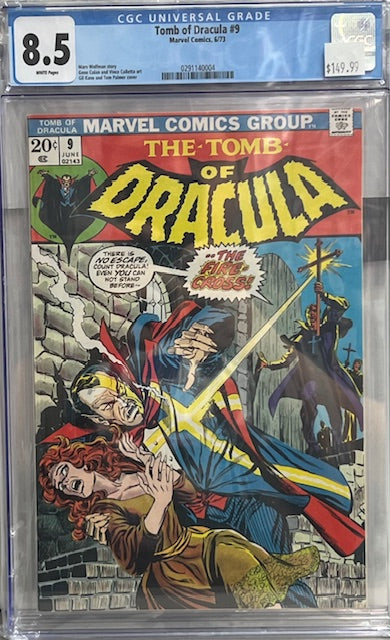 Tomb of Dracula #9 CGC 8.5