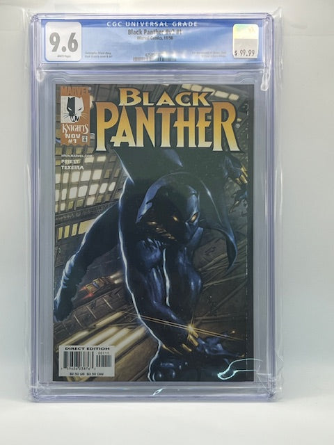 Black Panther v2 #1, CGC 9.6 1st appearance of Okoye, Zuri, N'Yami & Dora Milaje