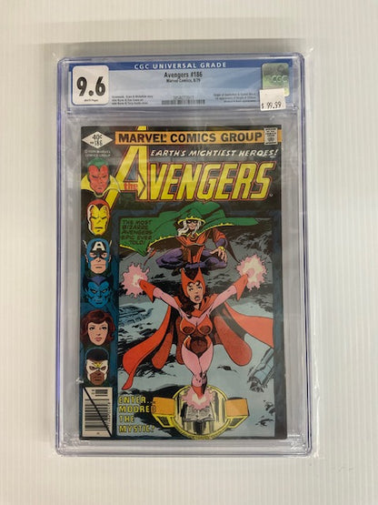 Avengers #186 (9.6) Origin of Quicksilver & Scarlet Witch