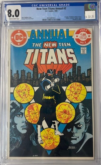 New Teen Titans Annual #2 8.0 1st Vigilante App
