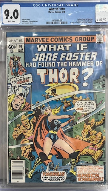 What If? #10 CGC 9.0 1st Jane Foster as Thor