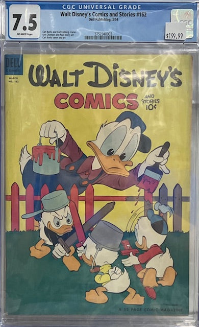 Walt Disney’s Comics and Stories #162 CGC 7.5