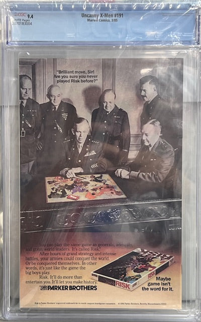 Uncanny X-Men #191 CGC 9.4 1st appearance of Nimrod