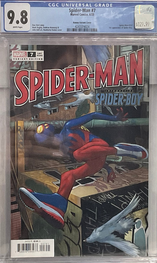 Spider-Man #7 CGC 9.8 1st appearance of Spider-Boy