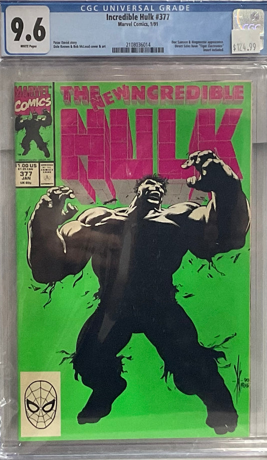 Incredible Hulk #377 CGC 9.6