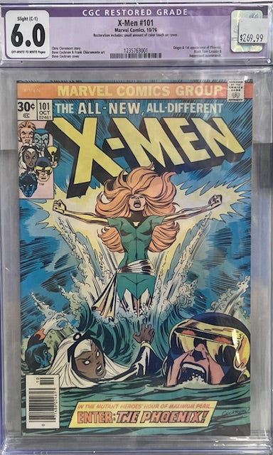 X-Men #101 CGC Qualified 6.0 1st appearance of Phoenix