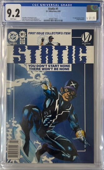 Static #1 9.2 1st Appearance of Static
