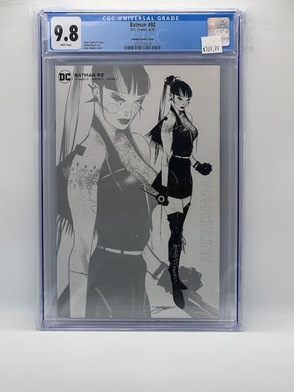 Batman #92 CGC 9.8 Punchline Sketch Variant