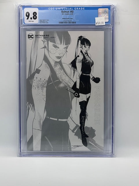 Batman #92 CGC 9.8 Punchline Sketch Variant