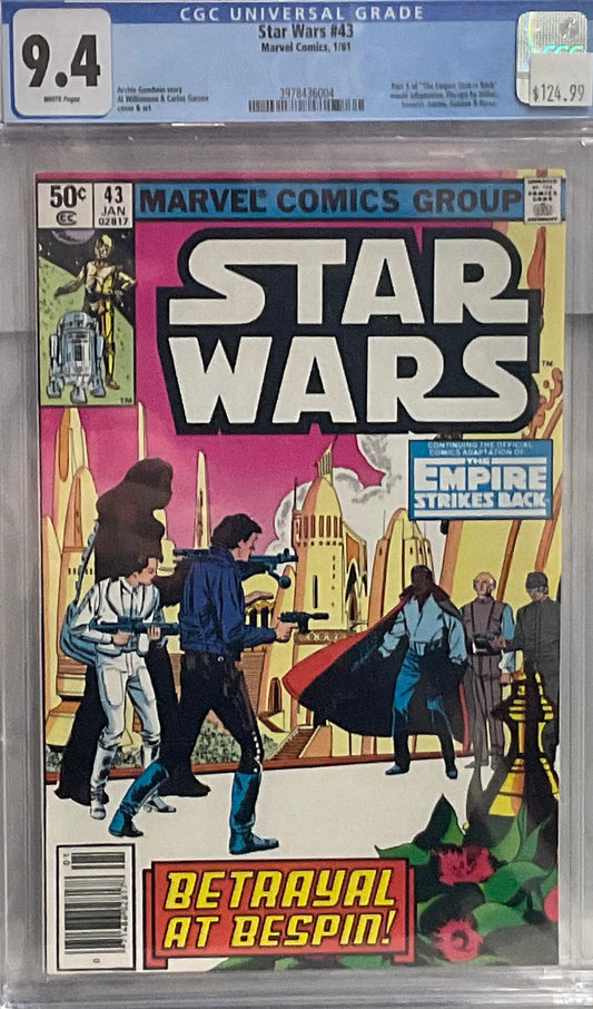 Star Wars #43 CGC 9.4 1st Appearance of Lando
